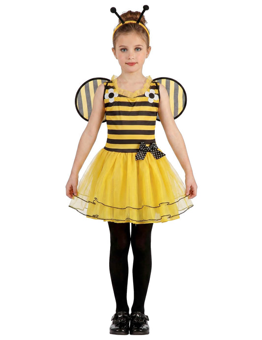 Disfraz de abeja flores niña