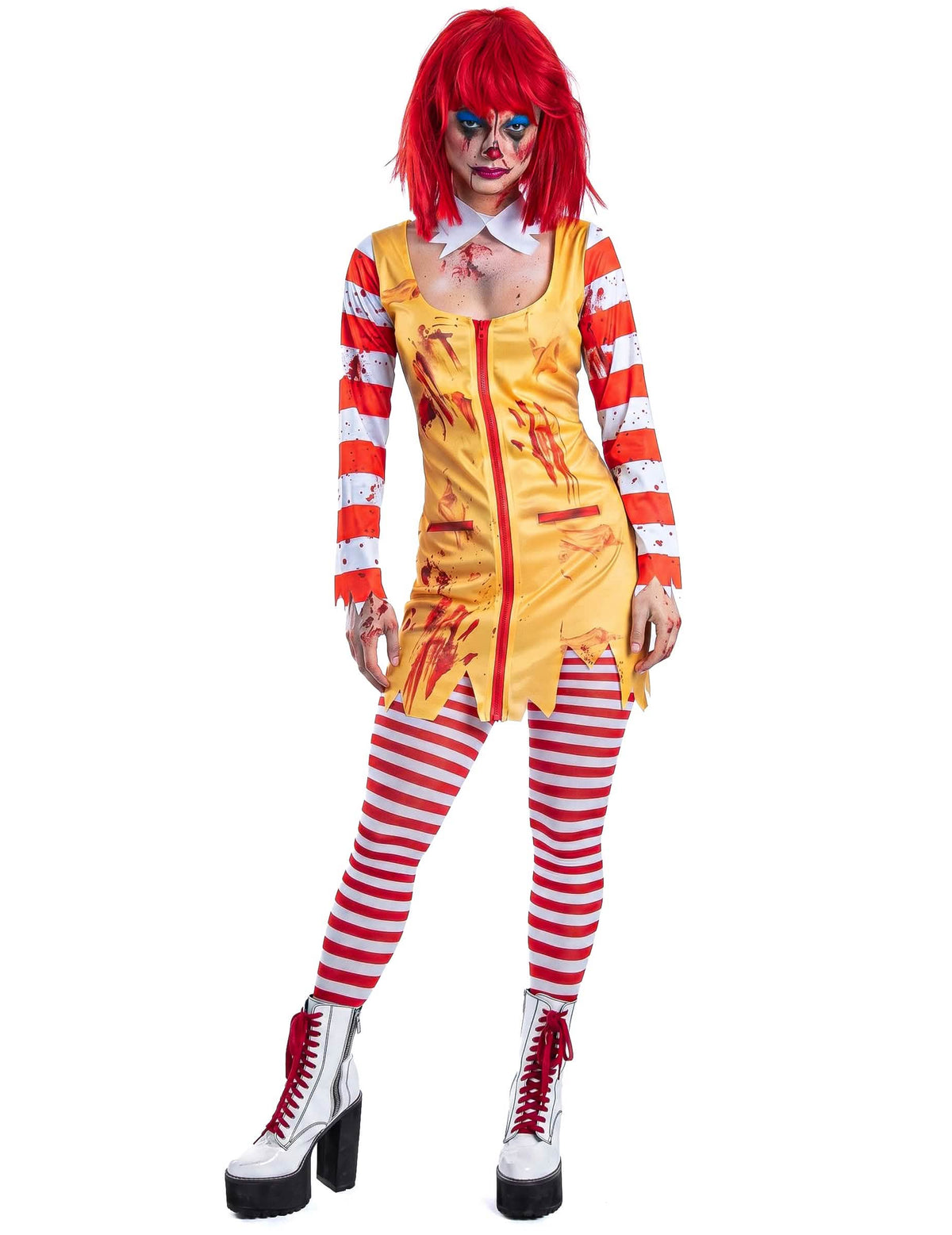 Disfraz de payaso asesino sexy para mujer