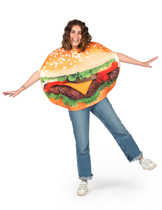 Disfraz hamburguesa adulto