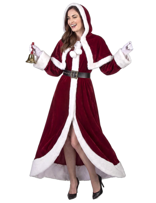 Disfraz de Mamá Noel super lujo adulto