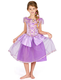 Disfraces de princesas violetas para niños