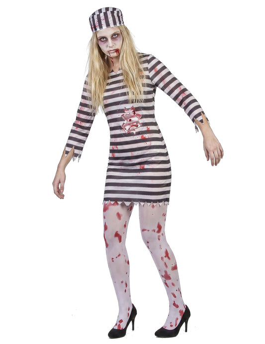 Disfraz de prisionera zombie mujer