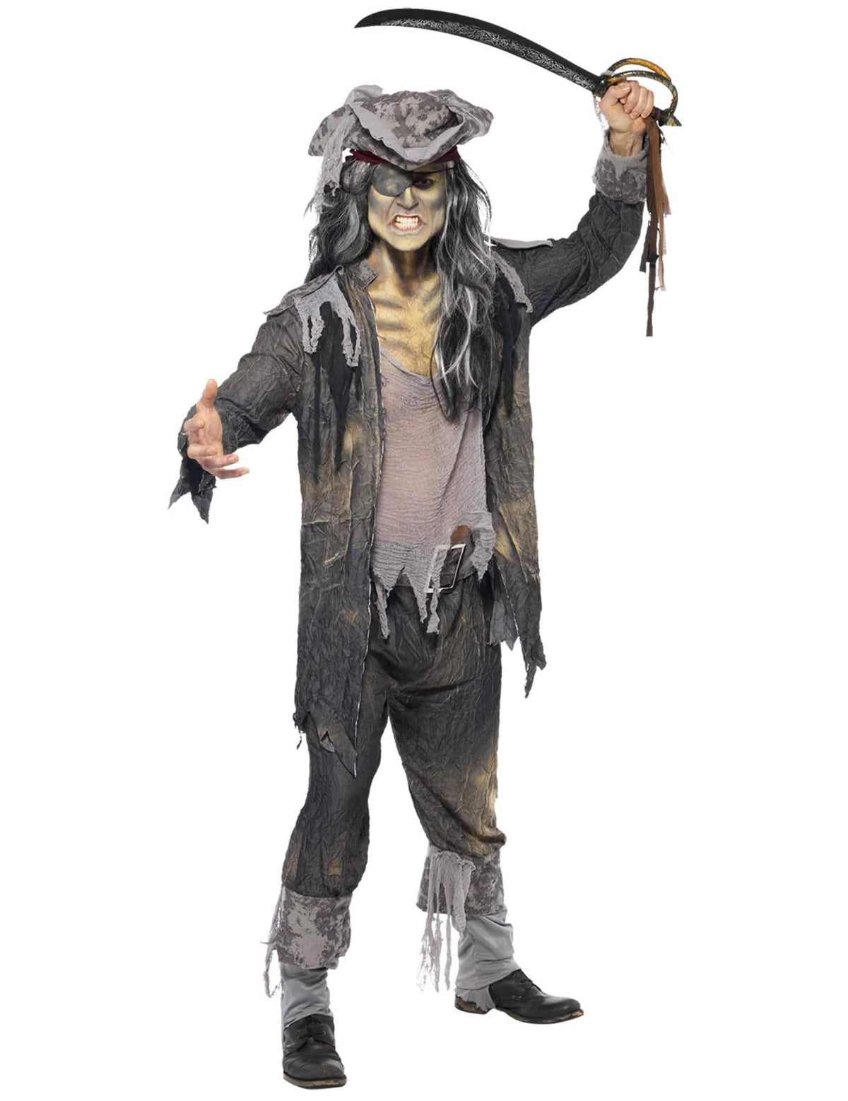 sable brandi del disfraz de fantasma pirata para hombre