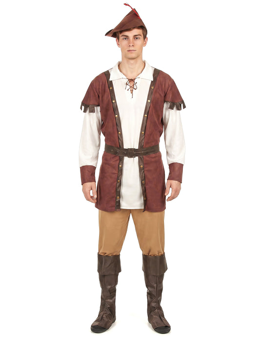 Disfraz de hombre de los bosques medieval