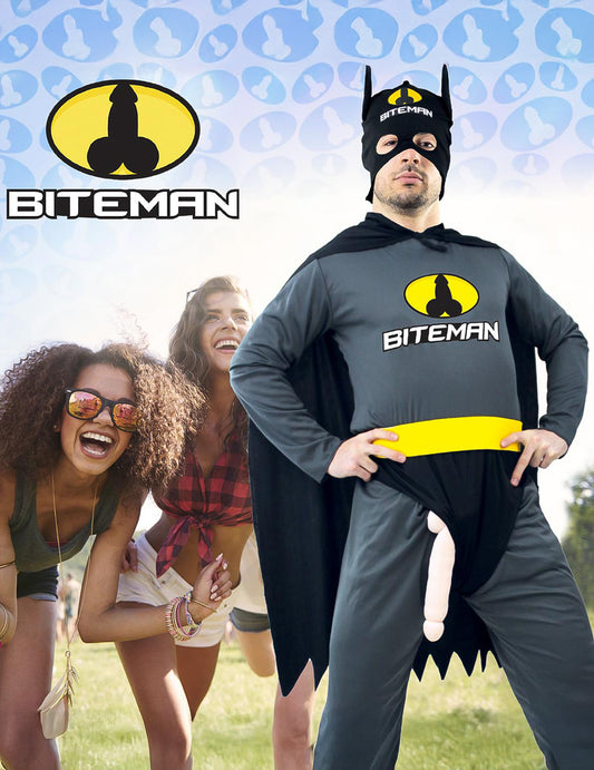 Disfraz humorístico de Black Biteman
