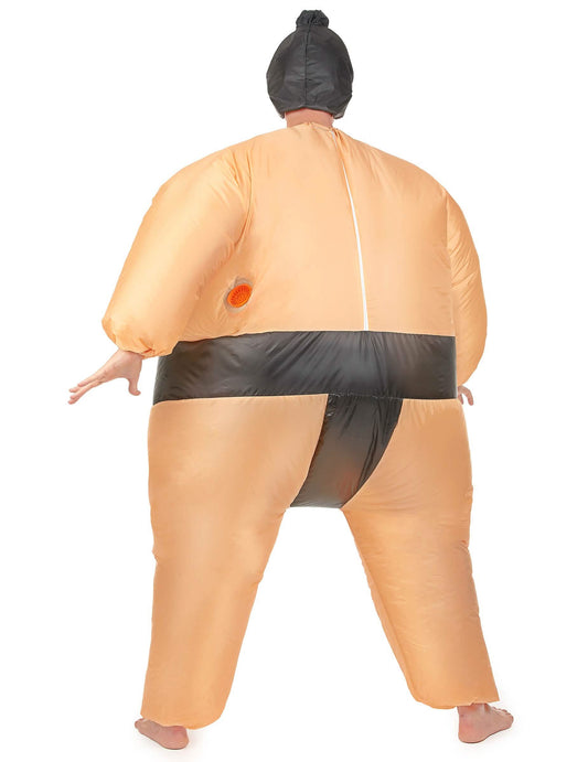 Disfraz de luchador de sumo inflable