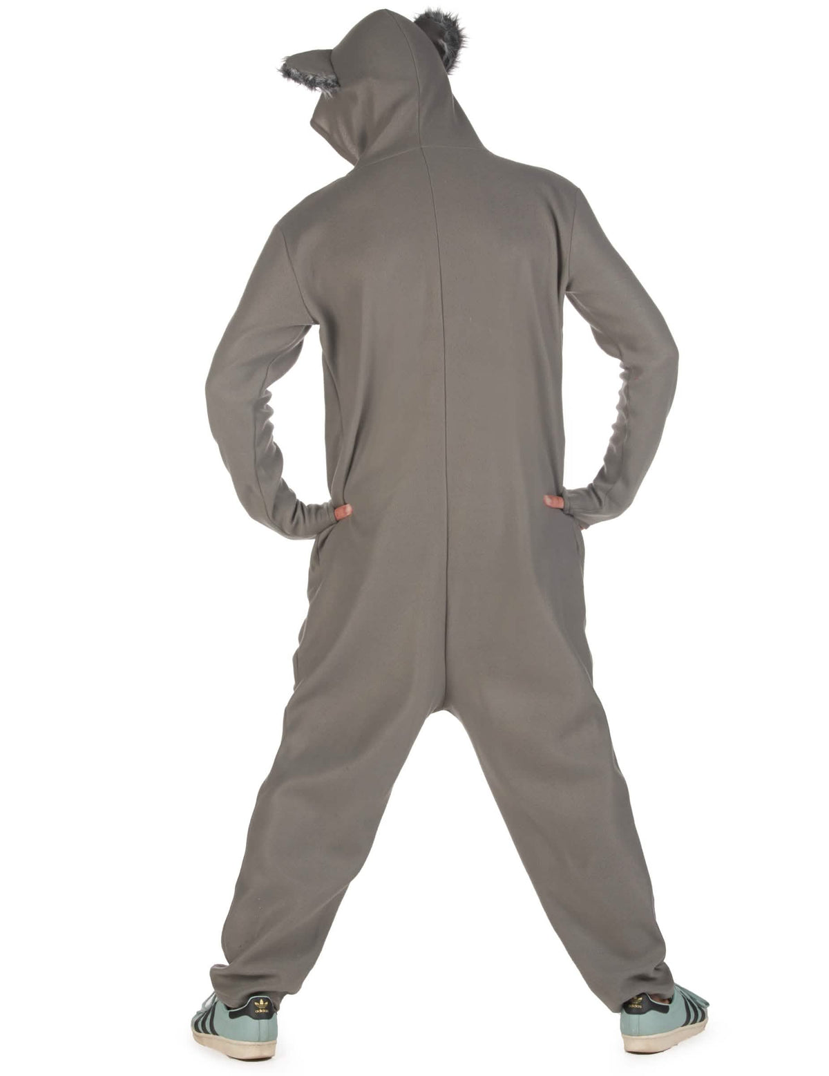 Vista trasera del disfraz de koala para hombre
