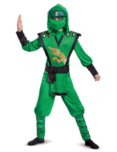 Disfraces de ninja verdes para niños
