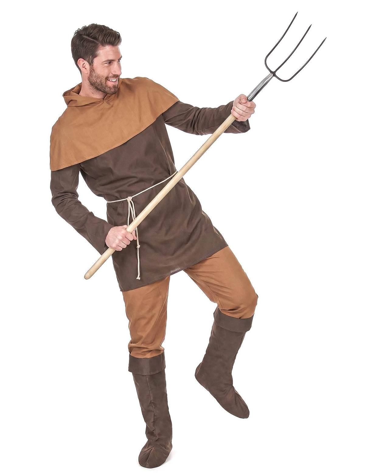 Disfraz de campesino medieval para hombre