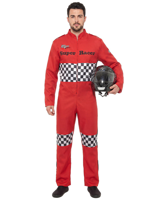 Disfraz piloto de carreras hombre