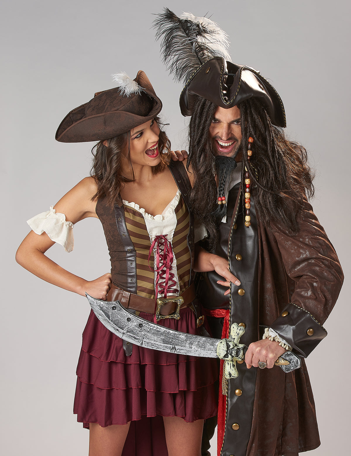 Disfraz pirata aventurera para mujer