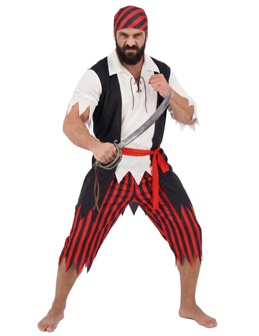 Disfraz clásico de pirata para hombre