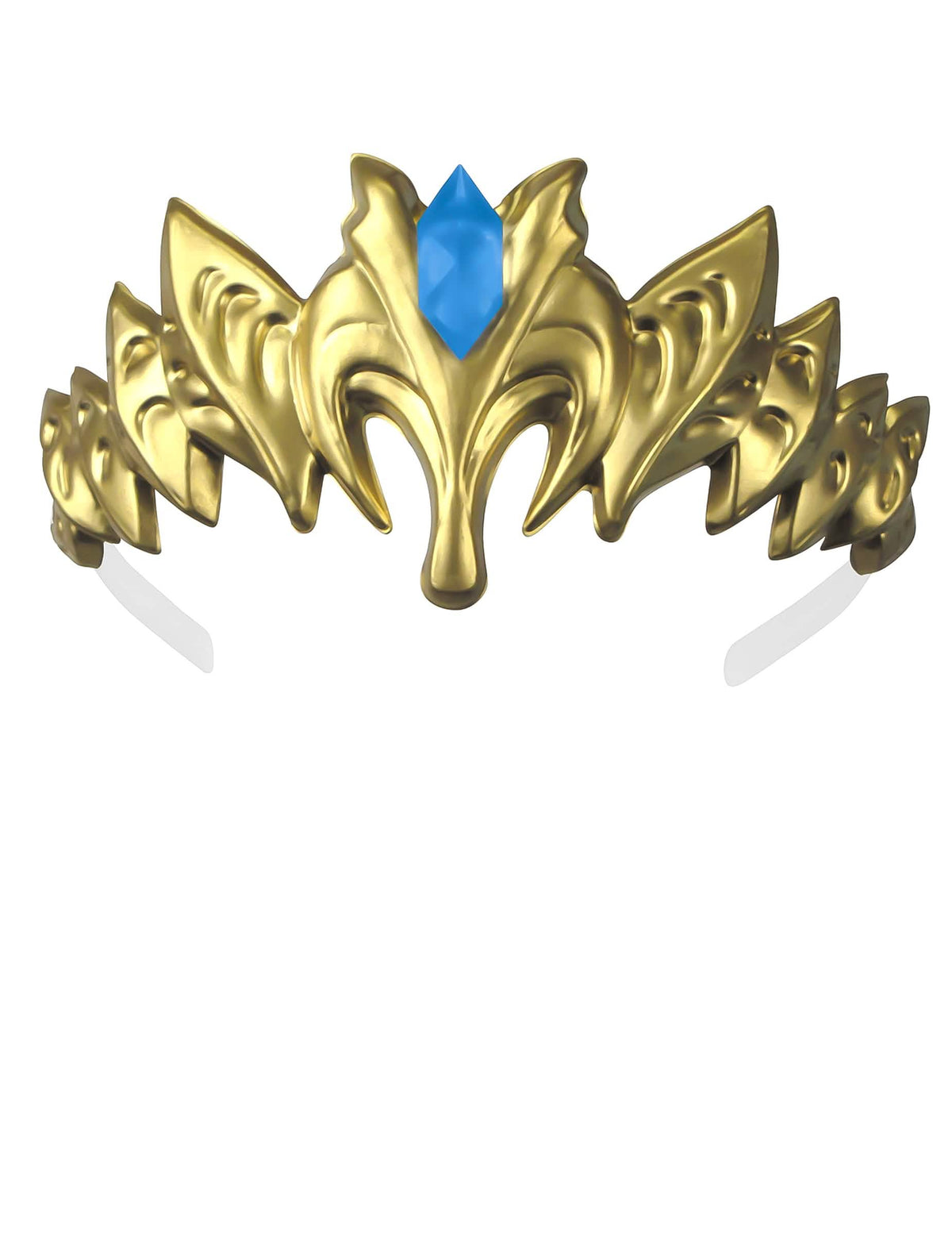 Diadema dorado con piedra azul del disfraz de princesa Zelda deluxe