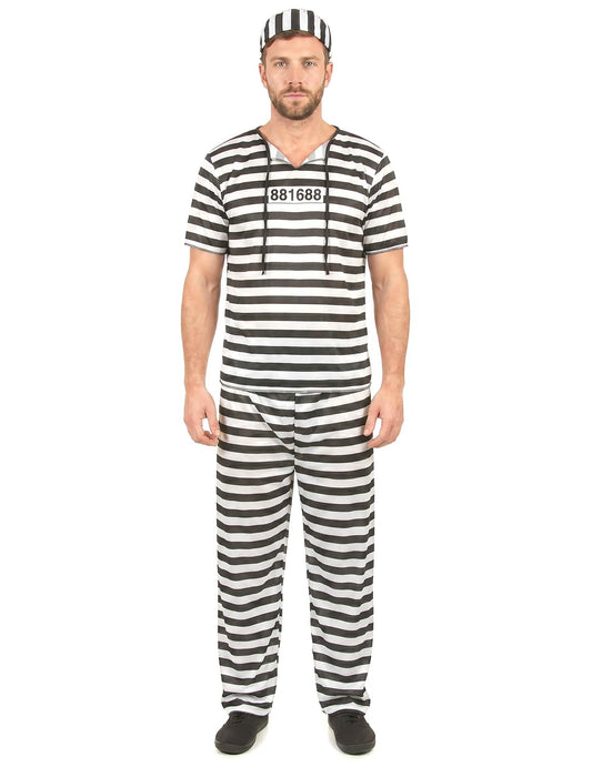 Disfraz de preso para hombre