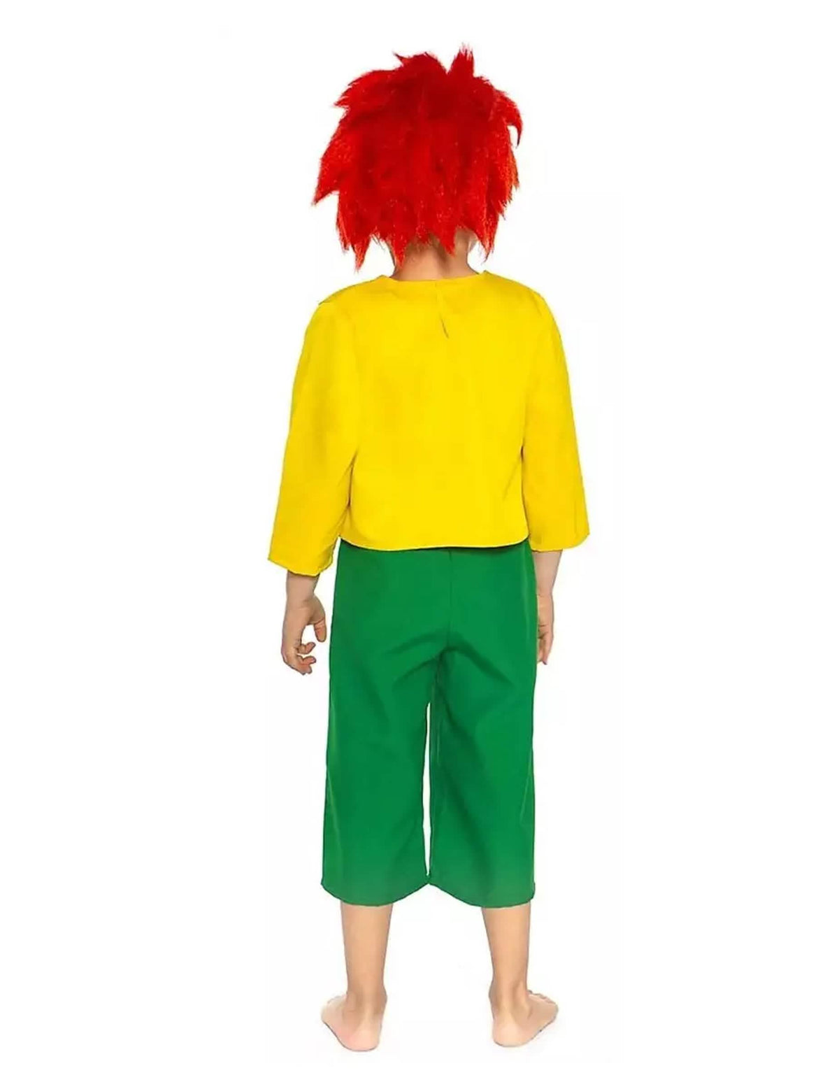 Vista trasera del disfraz Pumuckl para niño