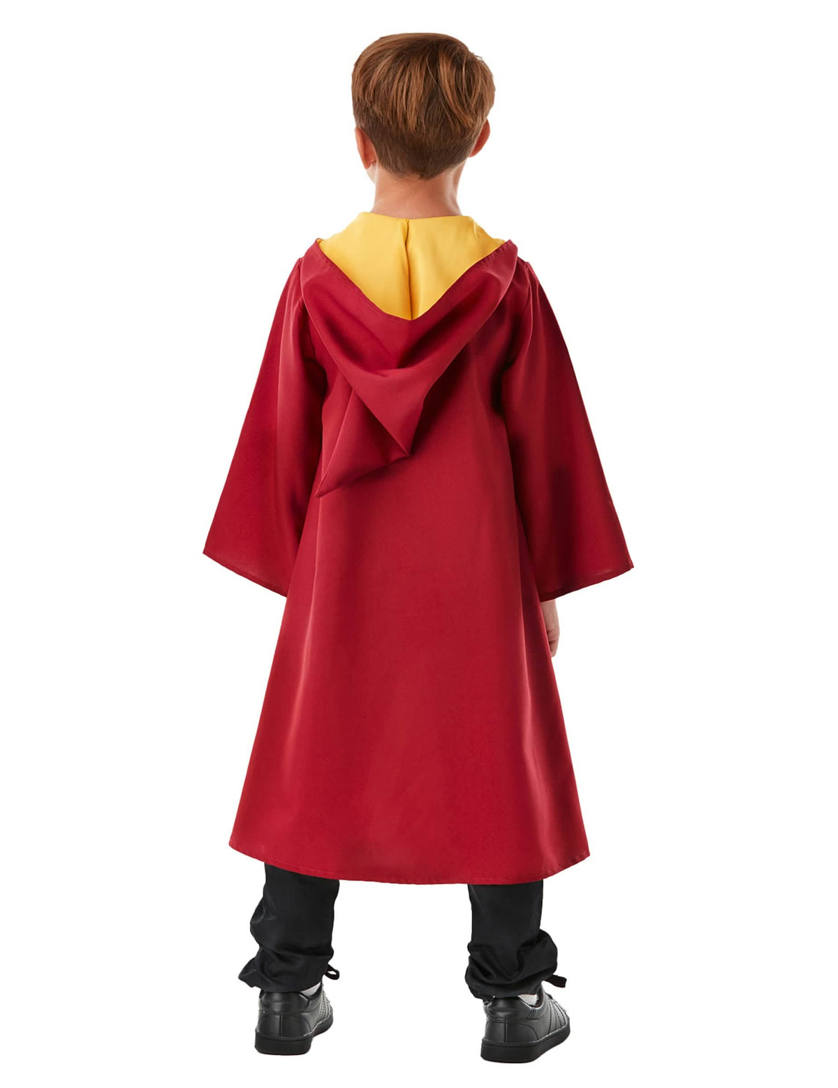 Vista trasera del disfraz de Quidditch Harry Potter™ niño
