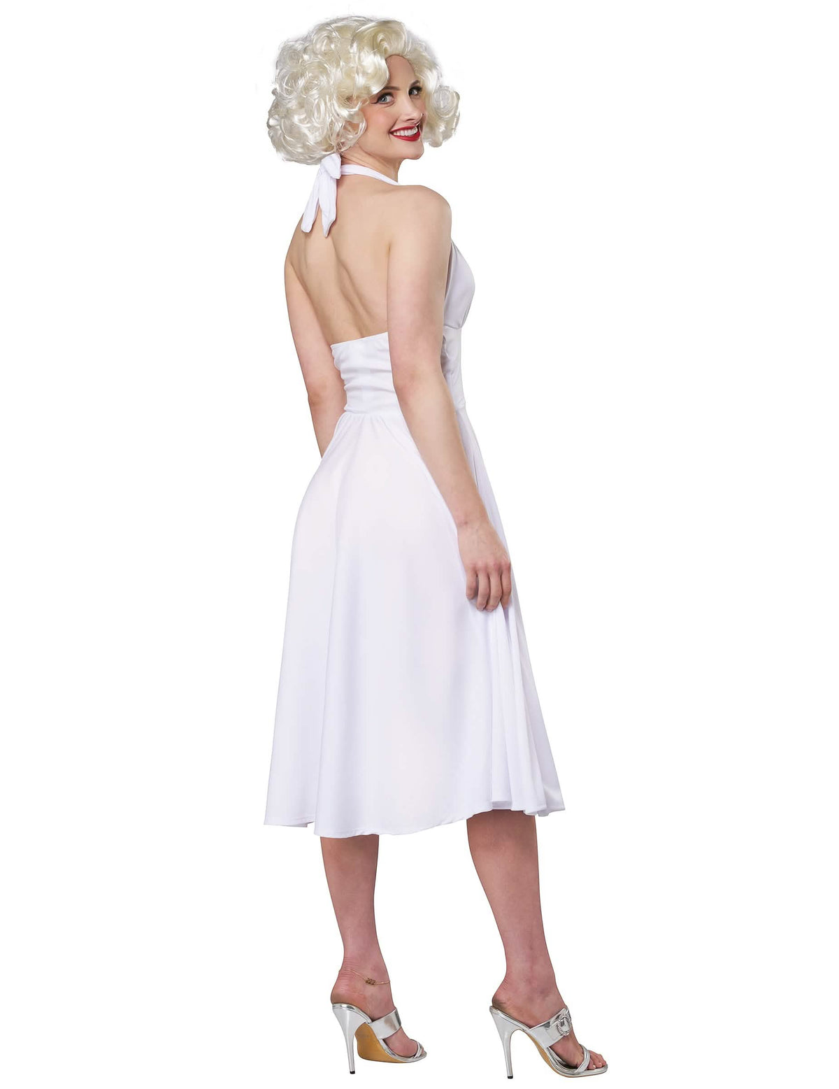 Vue de dos du déguisement Sexy Marilyn