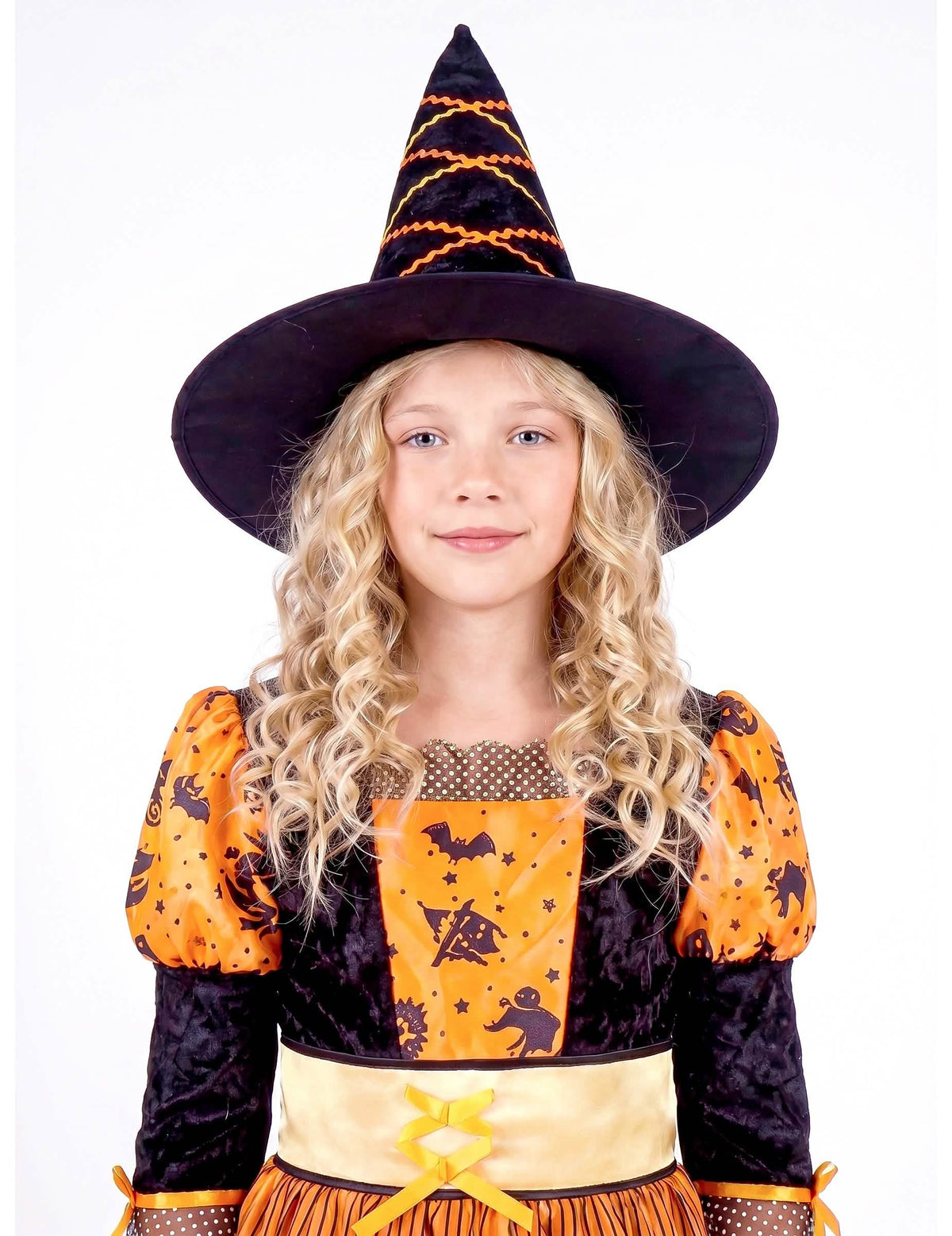 Disfraz de bruja para niña ideal para Halloween