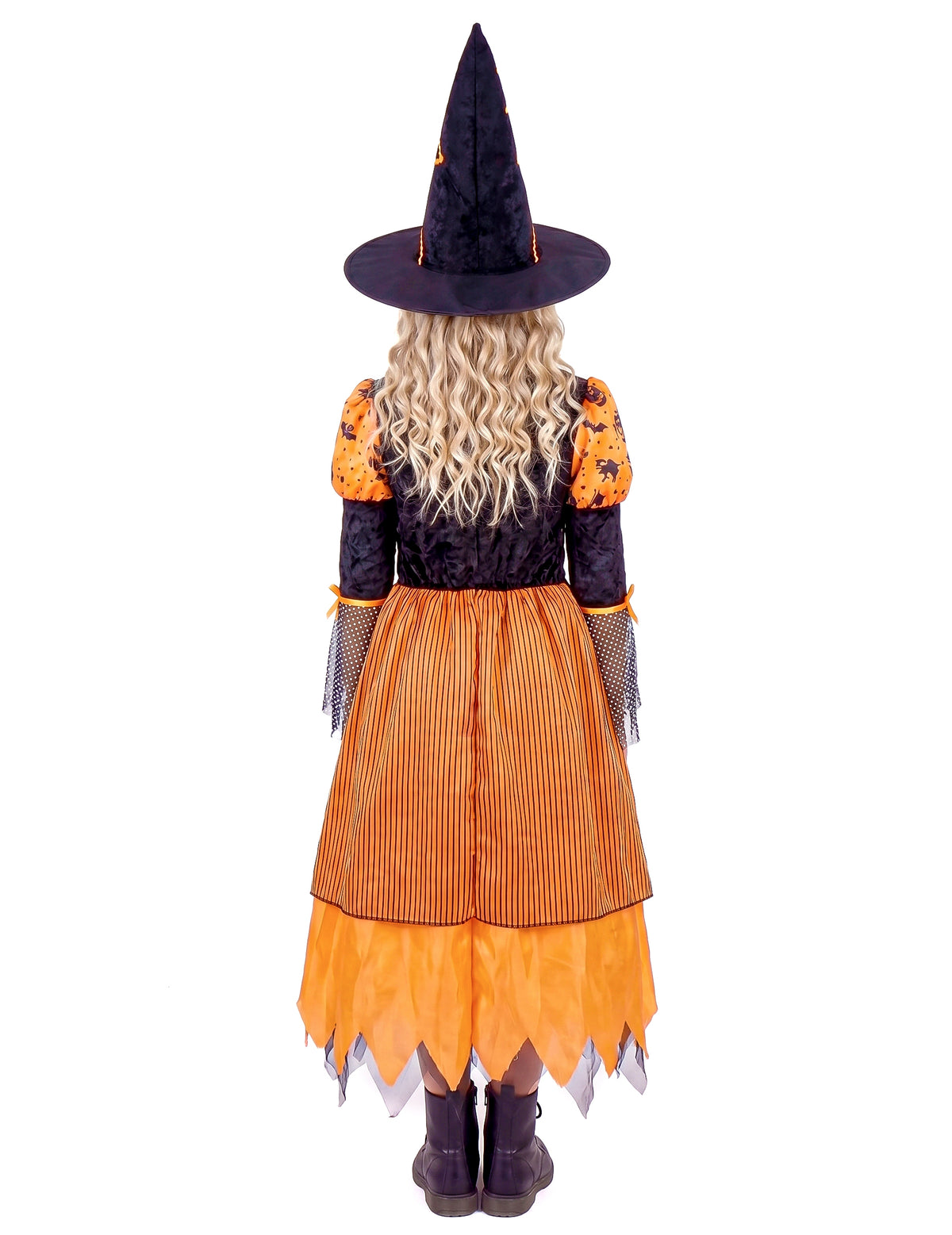 Disfraz de bruja para niña ideal para Halloween