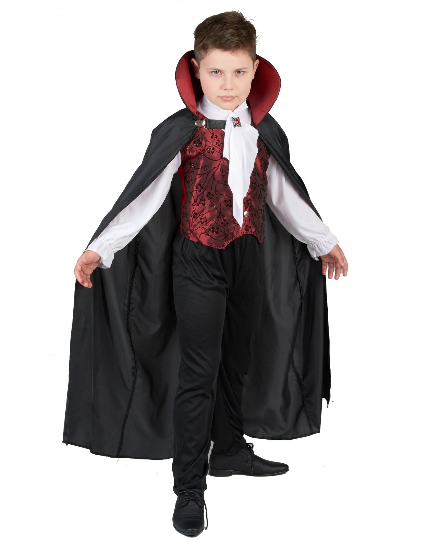 Disfraz de pareja de vampiros elegante para niño