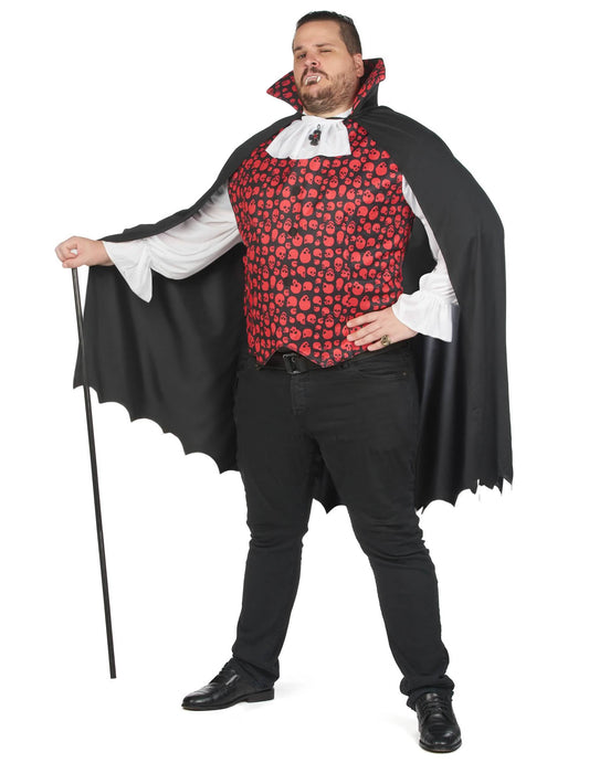 Disfraz de pareja de vampiros de halloween para adulto talla grande