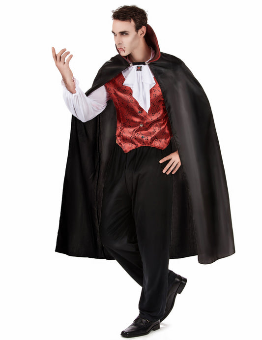 Disfraz de vampiro para hombre para Halloween