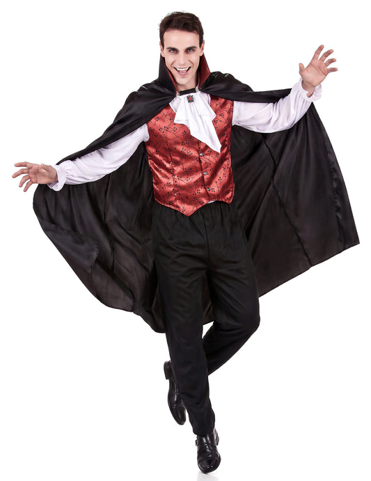 Disfraz de vampiro para hombre para Halloween