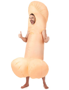 Disfraces de pene hinchables y accesorios humorísticos