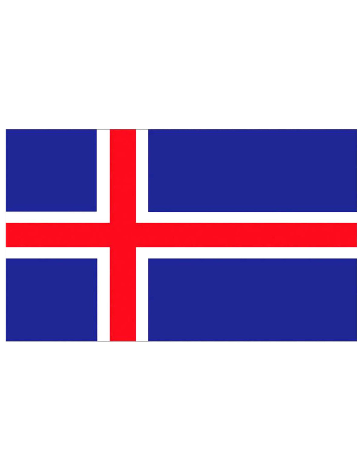 Bandera Islandia 150 x 90 cm