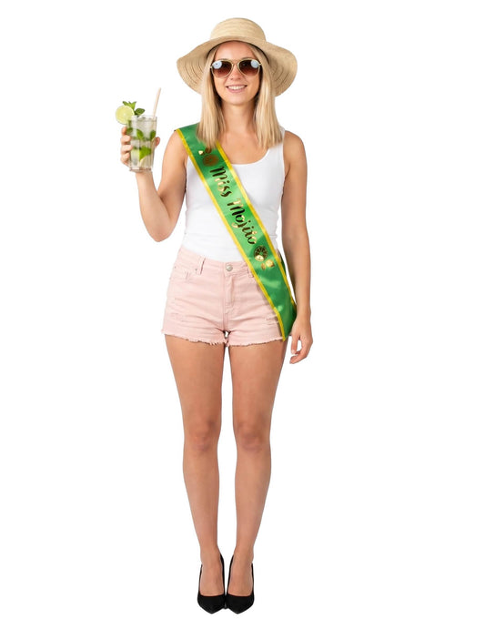 Bufanda verde Miss Mojito para mujer