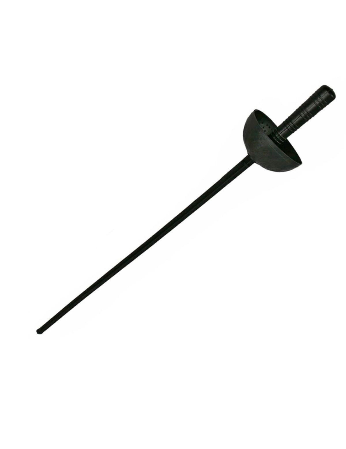 Espada mosquetera de plástico para adulto negra