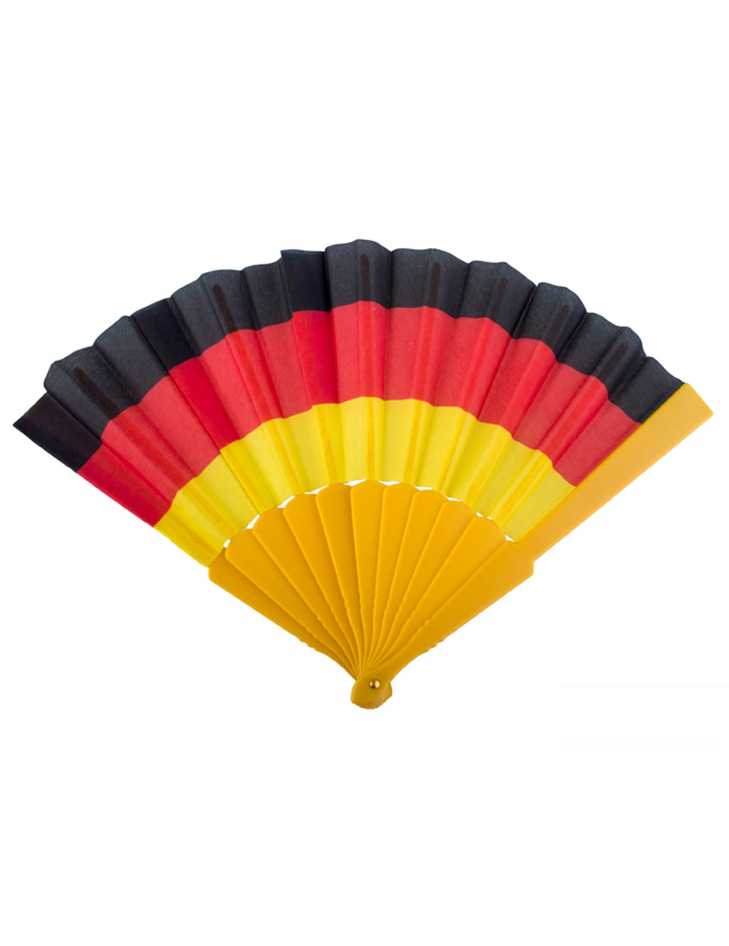 Eventail supporter Allemagne noir rouge et jaune