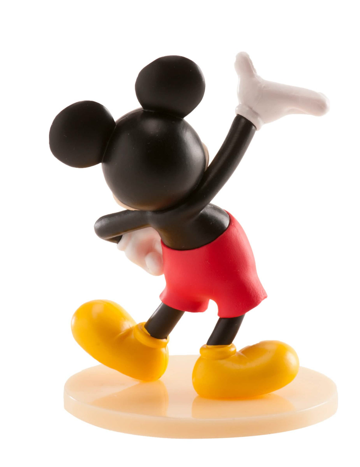 Vista trasera de la figurita Mickey