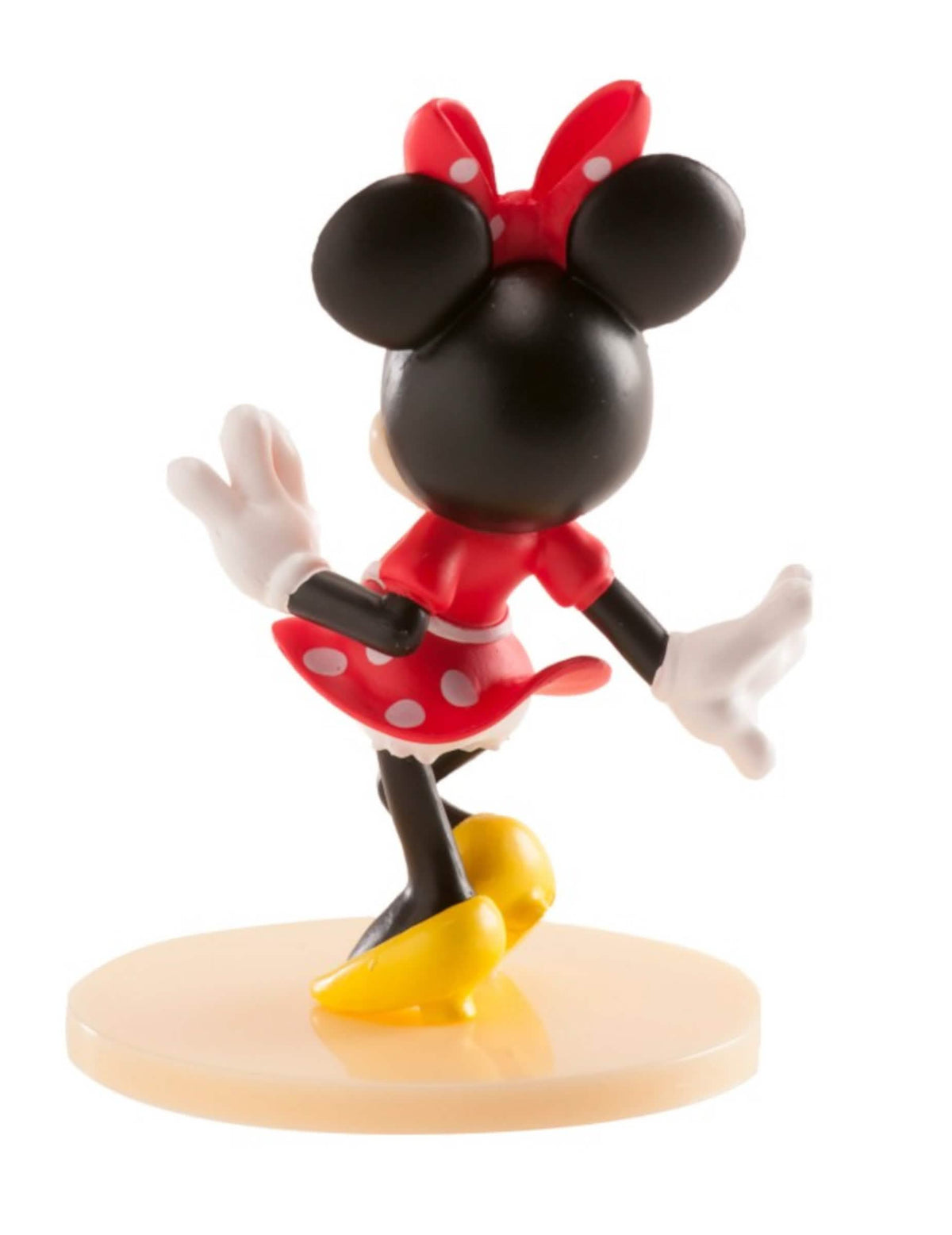 Vista trasera de la figura de Minnie