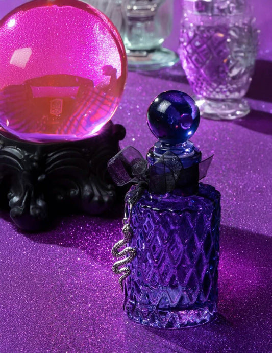 Frasco morado con serpiente de 12,5 cm