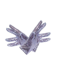 Guantes con lentejuelas