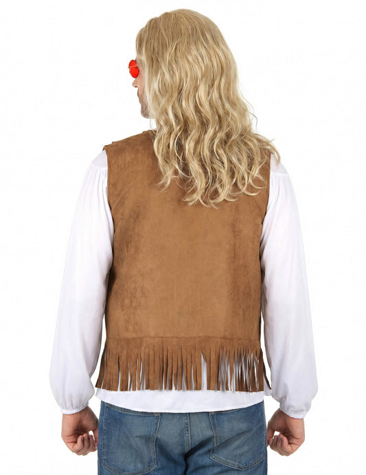 Chaleco hippie para hombre
