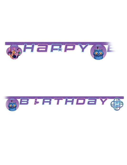 Guirnalda Happy Birthday K-pop Demon Hunters™