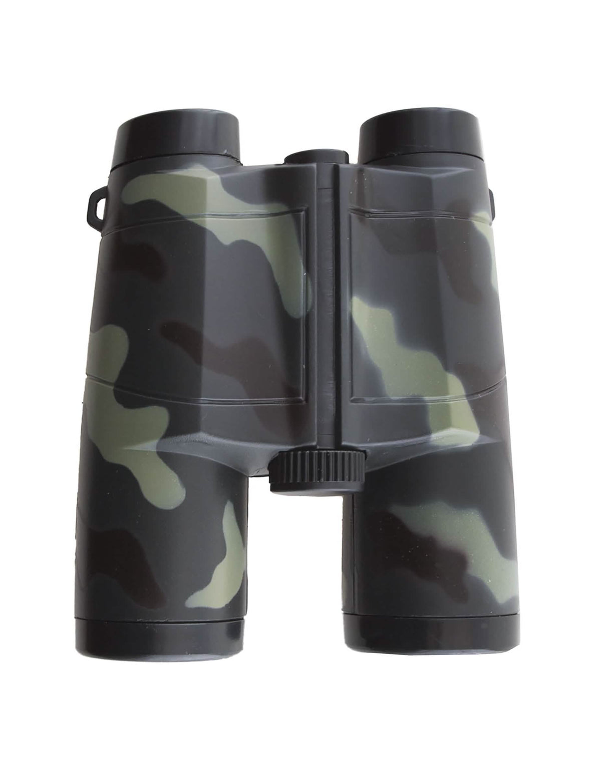 Prismáticos militares para niño con motivo de camuflaje verde y negro