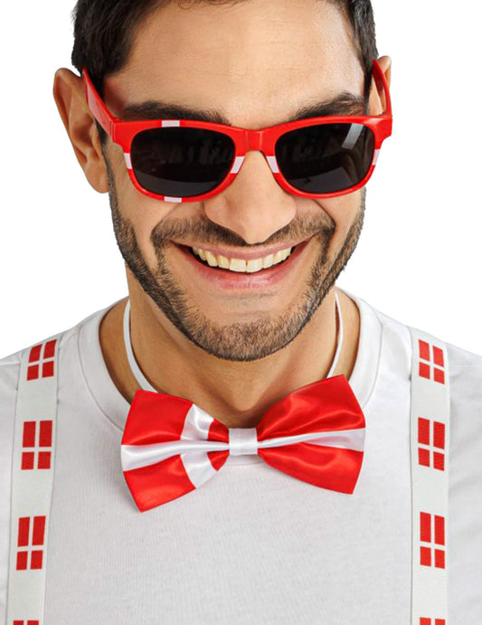 Kit accesorios hincha Dinamarca adulto