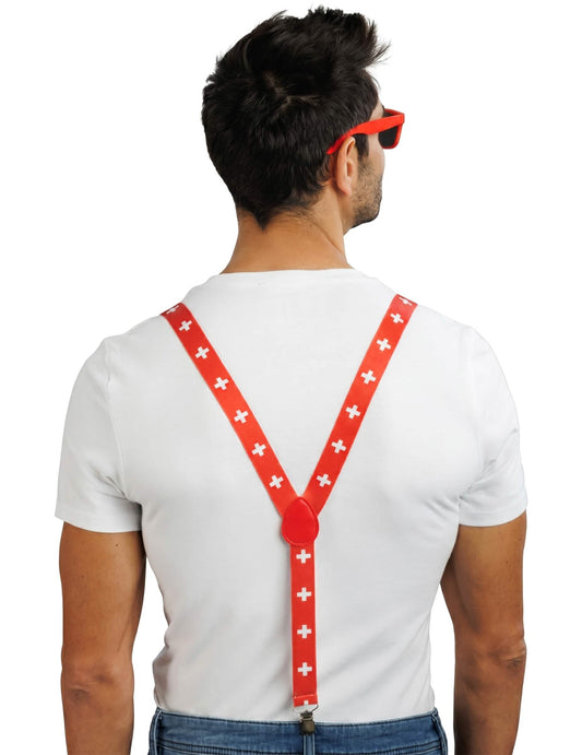 Kit accesorios hincha Suiza adulto