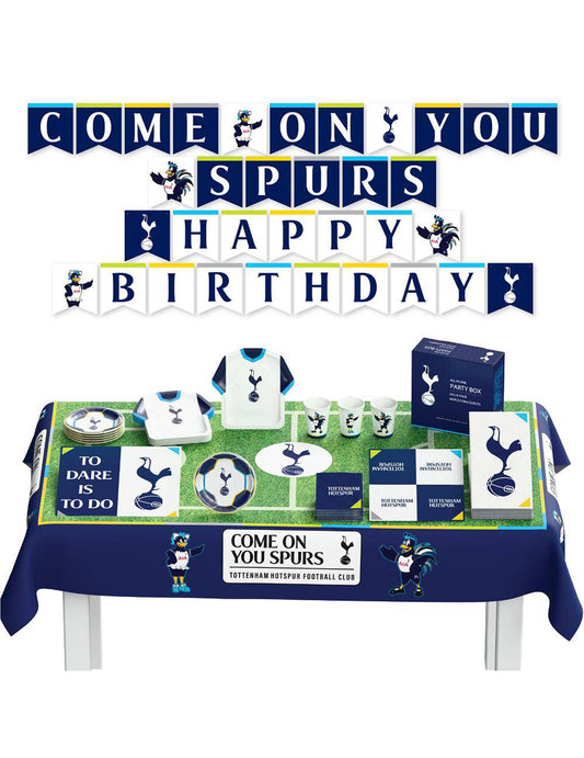 Kit de cumpleaños Tottenham Hotspur Football Club 44 piezas