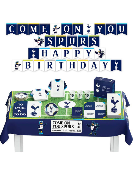 Kit de cumpleaños Tottenham Hotspur Football Club 44 piezas