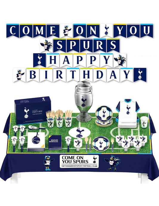 Kit de cumpleaños Tottenham Hotspur Football Club 75 piezas