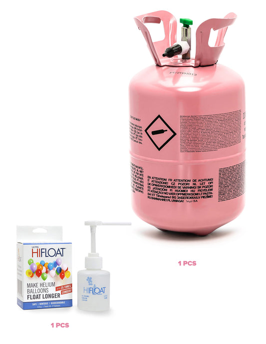 Kit botella de helio hasta 30 globos con Hi-Float
