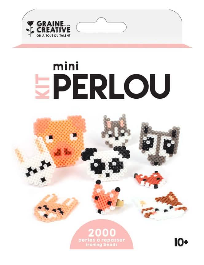 Kit de cuentas para planchar animales para niño multicolor 2000 cuentas