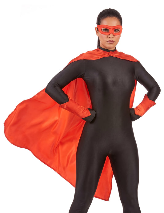Kit accesorios superhéroes rojos adulto