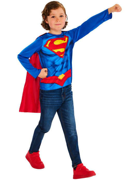 Kit de camiseta y capa Superman™ para niños
