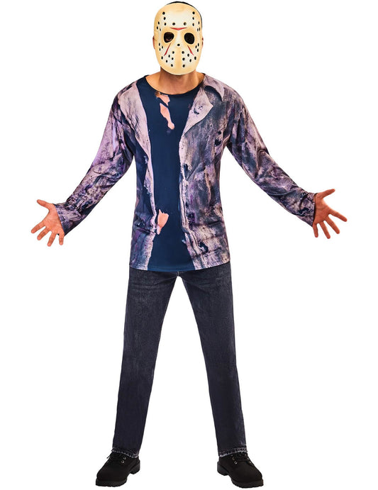 Kit de camiseta y máscara Jason™ para adulto