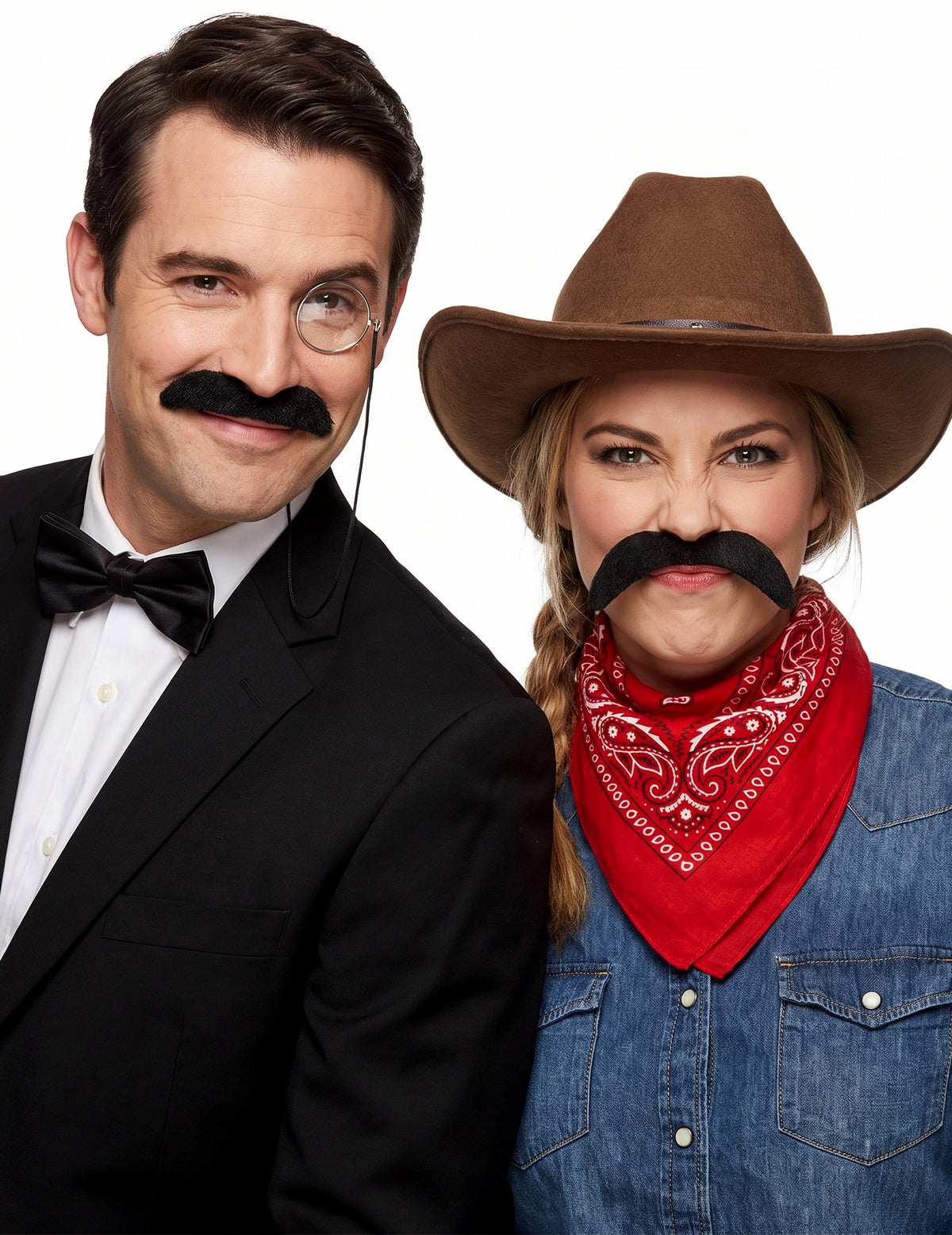 Lote de 6 bigotes adulto